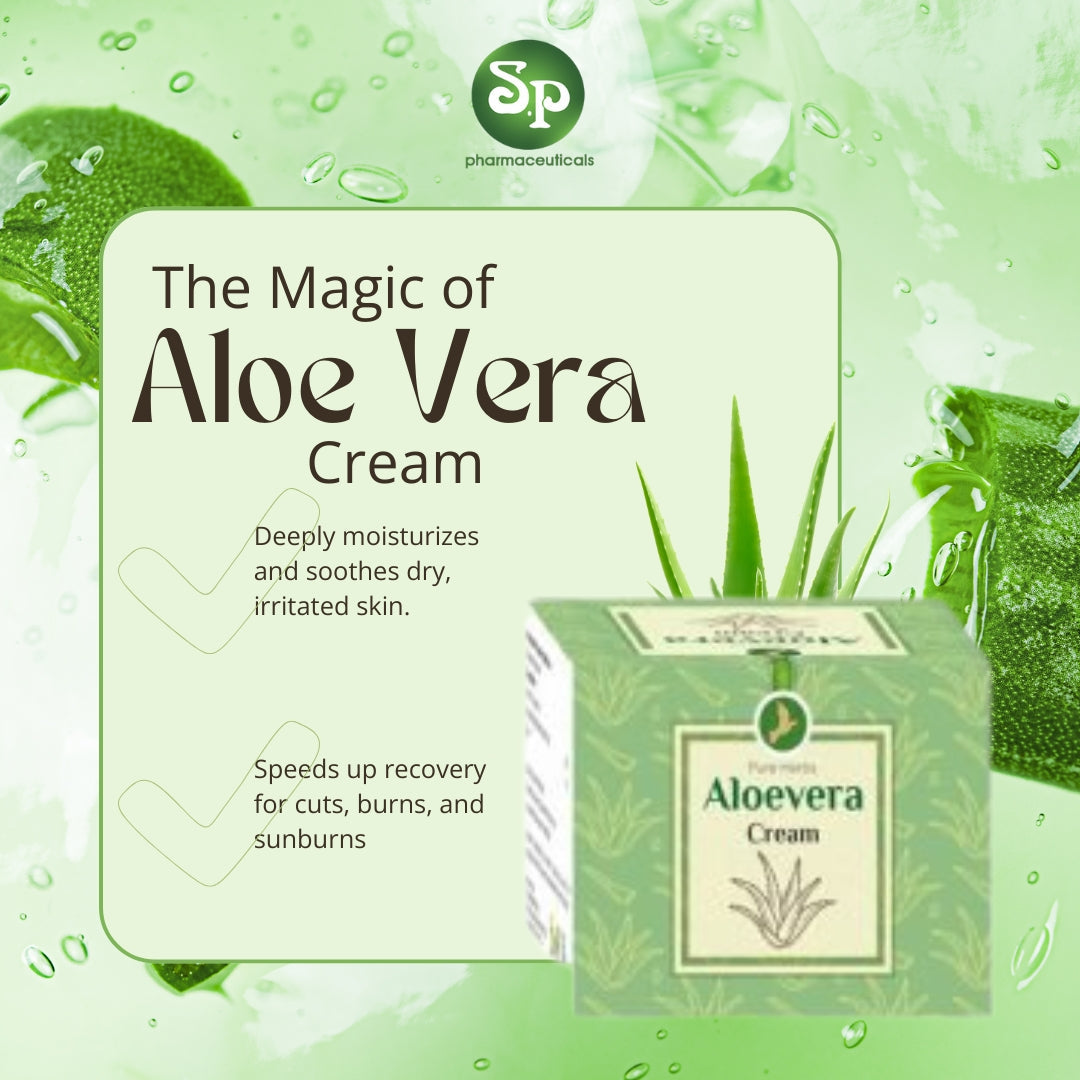 Nourish, Soothe & Glow: The Power of SP. Aloe Vera Cream