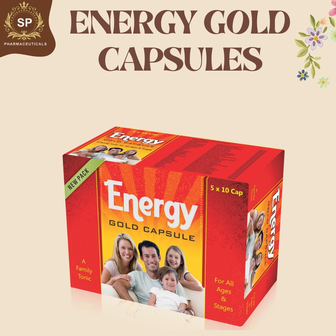 Boost Your Day with S.P Energy Gold Capsules: Natural Vitality, Every Day