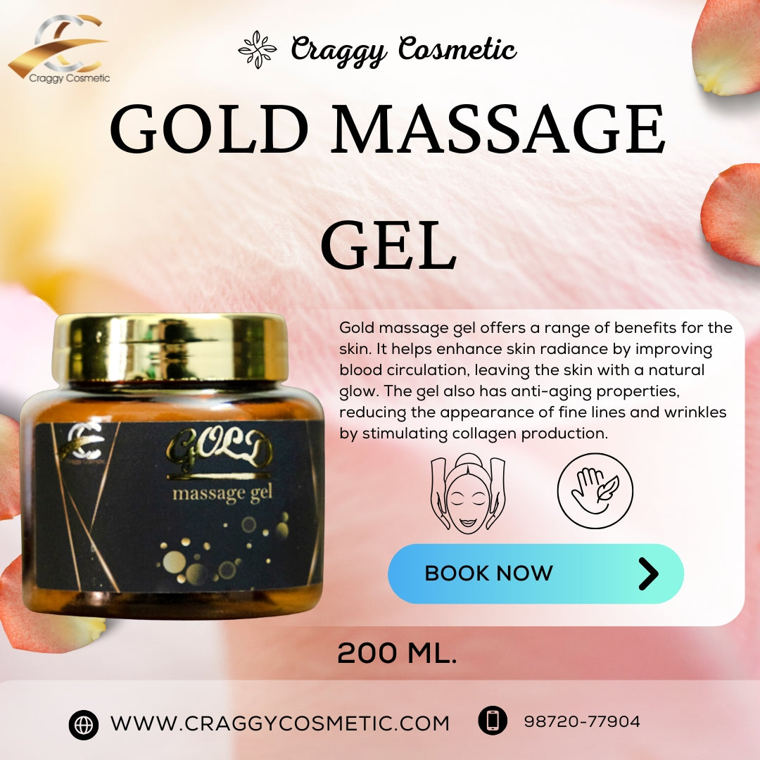 Gold Massage Gel: Revitalize Your Skin with Golden Touch