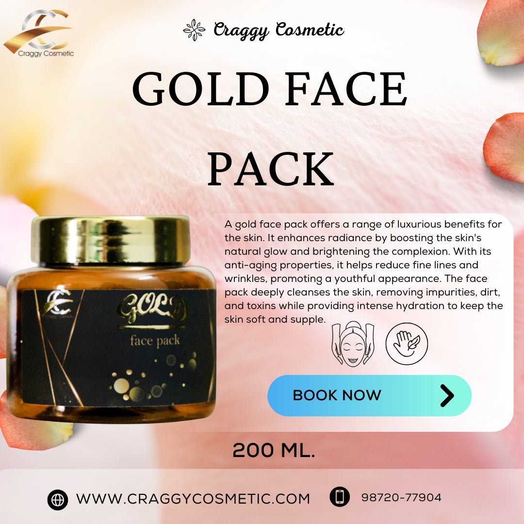 Craggy Gold Face Pack: Pamper Your Skin with Golden Care