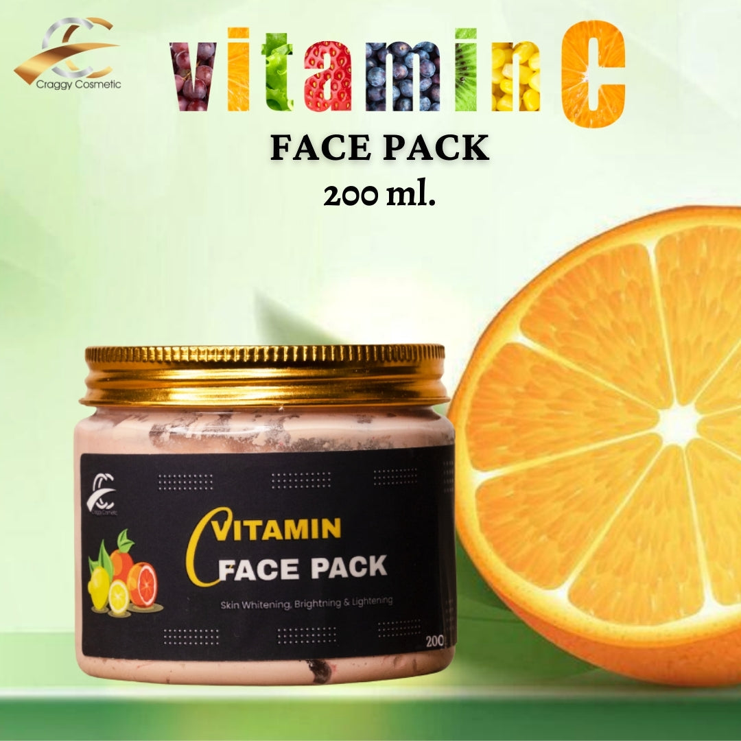 Craggy Vitamin C Face Pack: Recharge Your Skin with Radiance