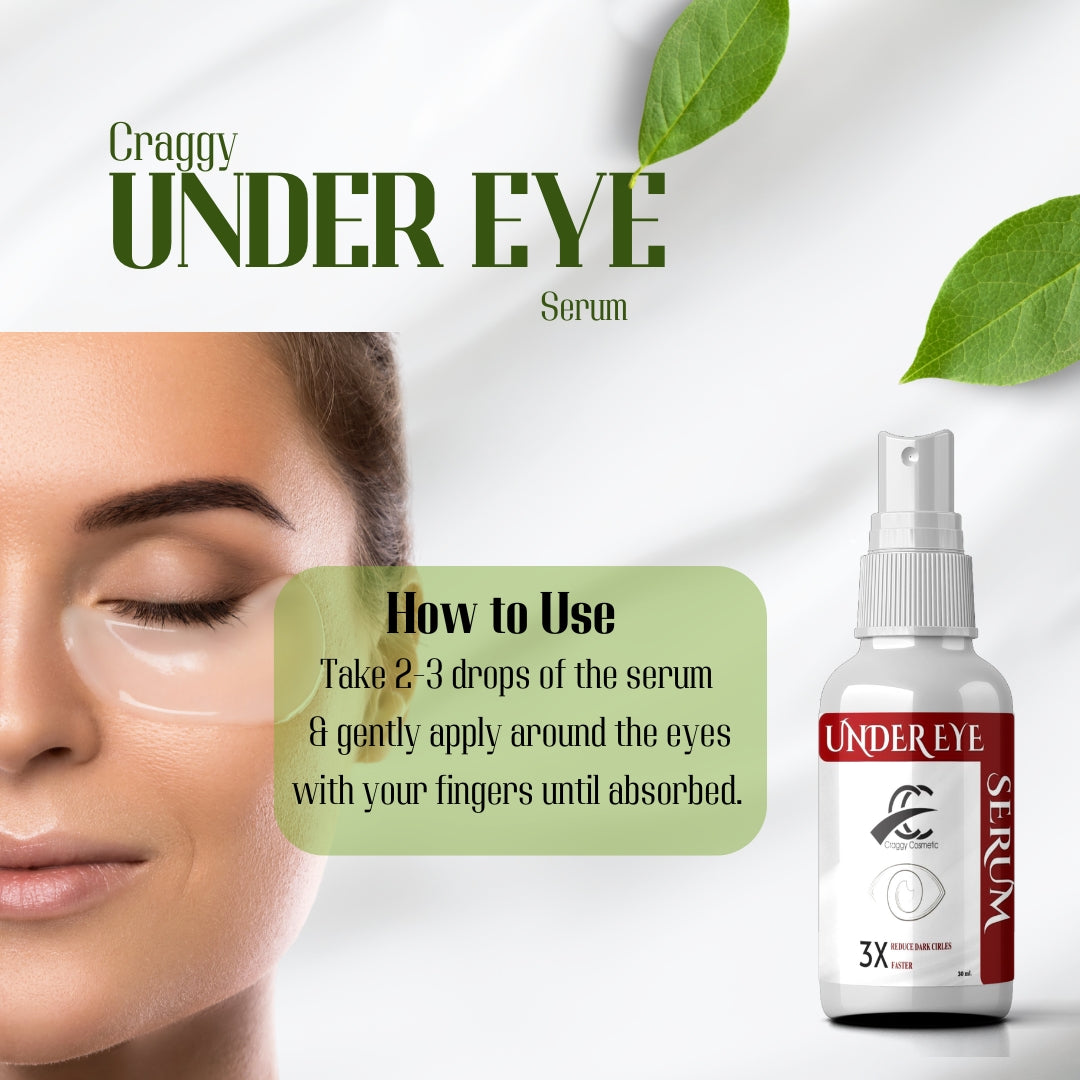 Say Goodbye to Craggy Under Eyes with Our Revolutionary Serum
