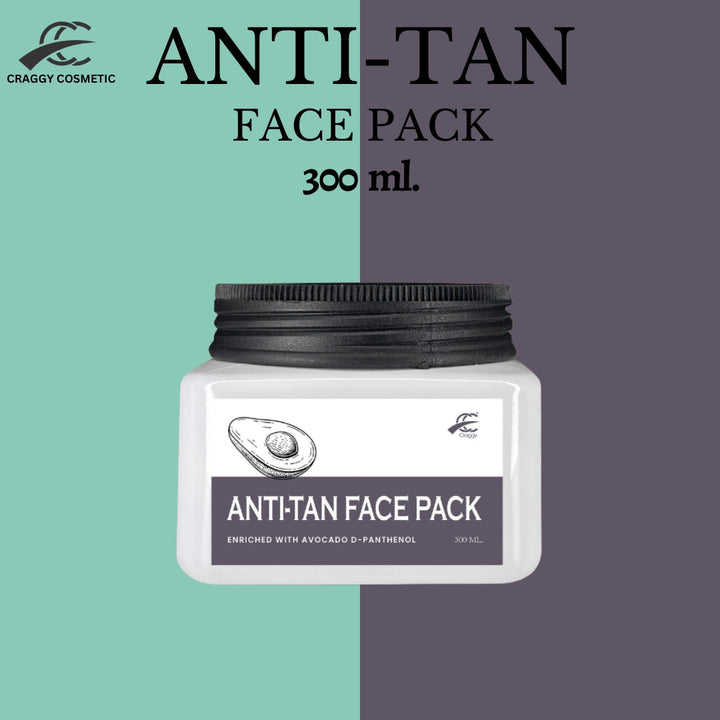 Craggy Anti-Tan Face Pack – Naturally Remove Tan & Brighten Your Skin