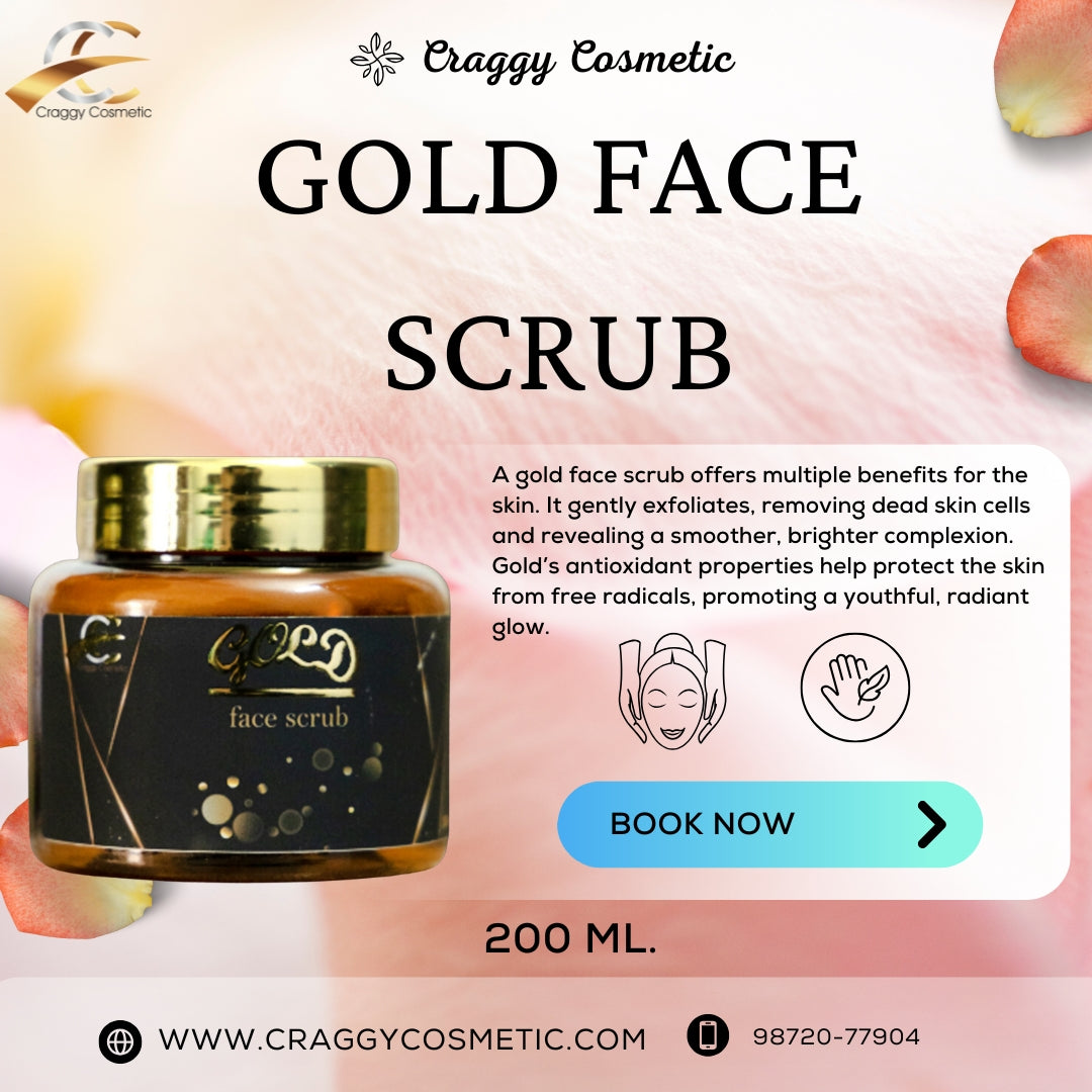 Craggy Gold Face Scrub: Reveal Fresh, Radiant Skin Naturally