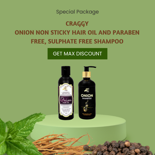 Onion Hair Shampoo (300 ML ) And Hair Oil (100 ML ) Combo OLD MRP 839, NEW MRP 746.54