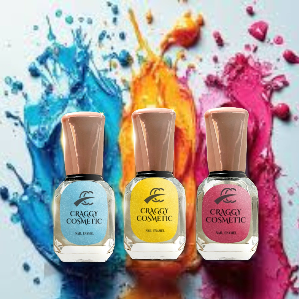 Craggy Nail Enamel 10ml. (Pack Of 6 Pcs)
