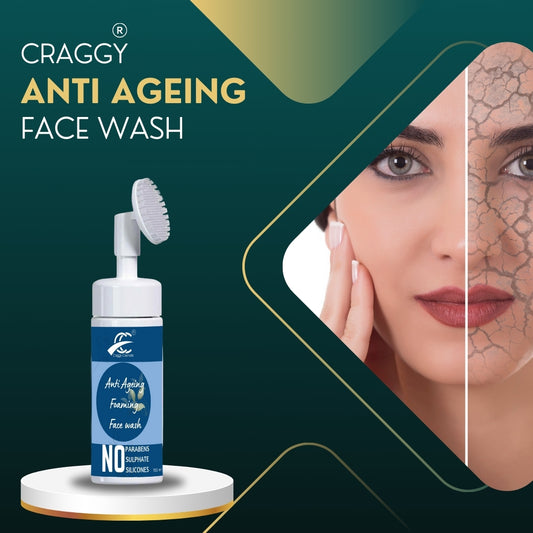 Hyaluronic acid Anti ageing foaming face wash