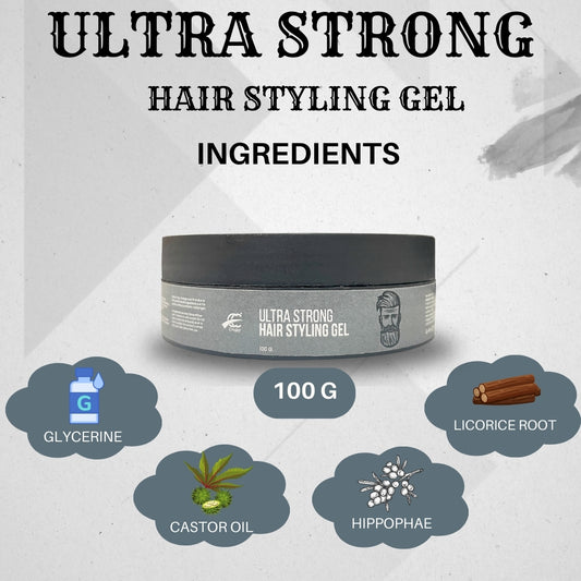 Ultra Strong Beard & Hair Styling Gel (100 g.)