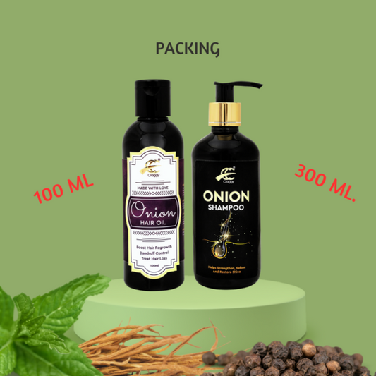 Onion Hair Shampoo (300 ML ) And Hair Oil (100 ML ) Combo OLD MRP 839, NEW MRP 746.54