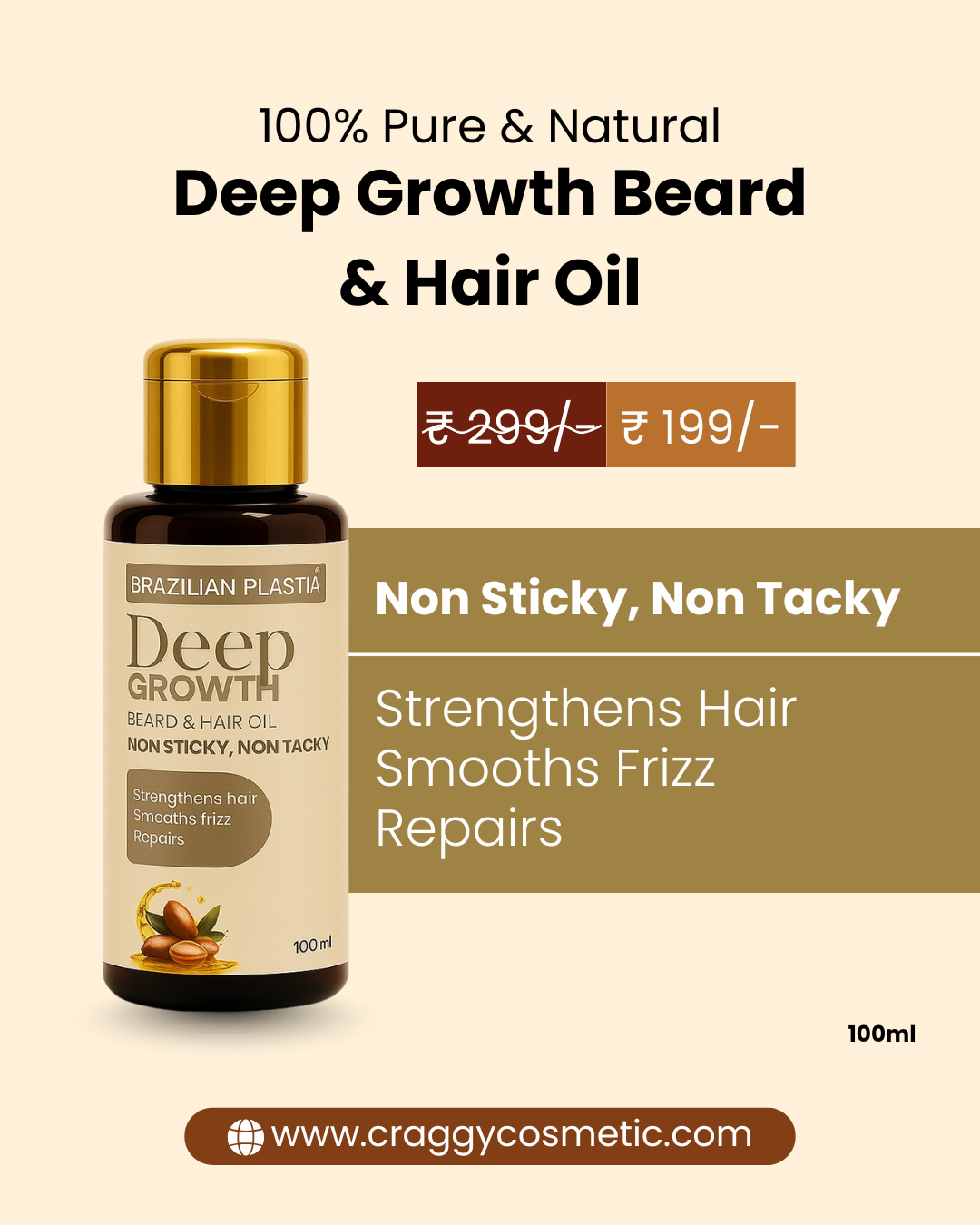 Brazilian Plastia Deep Care Hair & Beard Combo