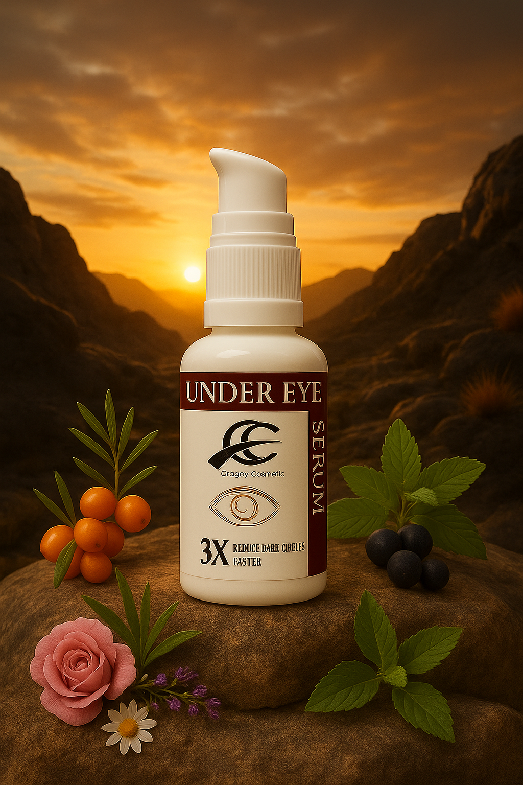 UNDER EYE SERUM WITH HYALURONIC ACID & VITAMIN C
