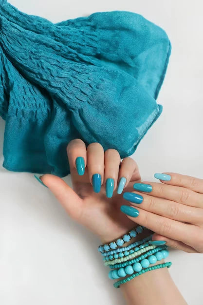 Peacock Blue Nail Enamel