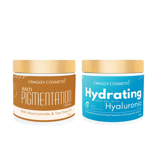Hydration & Glow Skincare Duo – Hyaluronic Gel & Anti-Pigmentation Cream