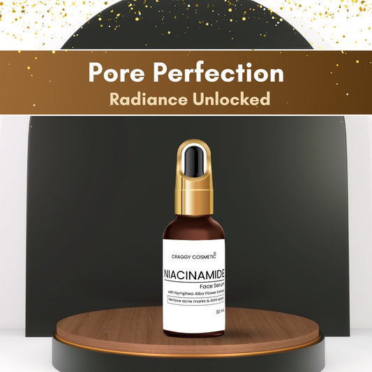 Craggy Cosmetic Niacinamide Face Serum – Brightening & Acne Mark Removal