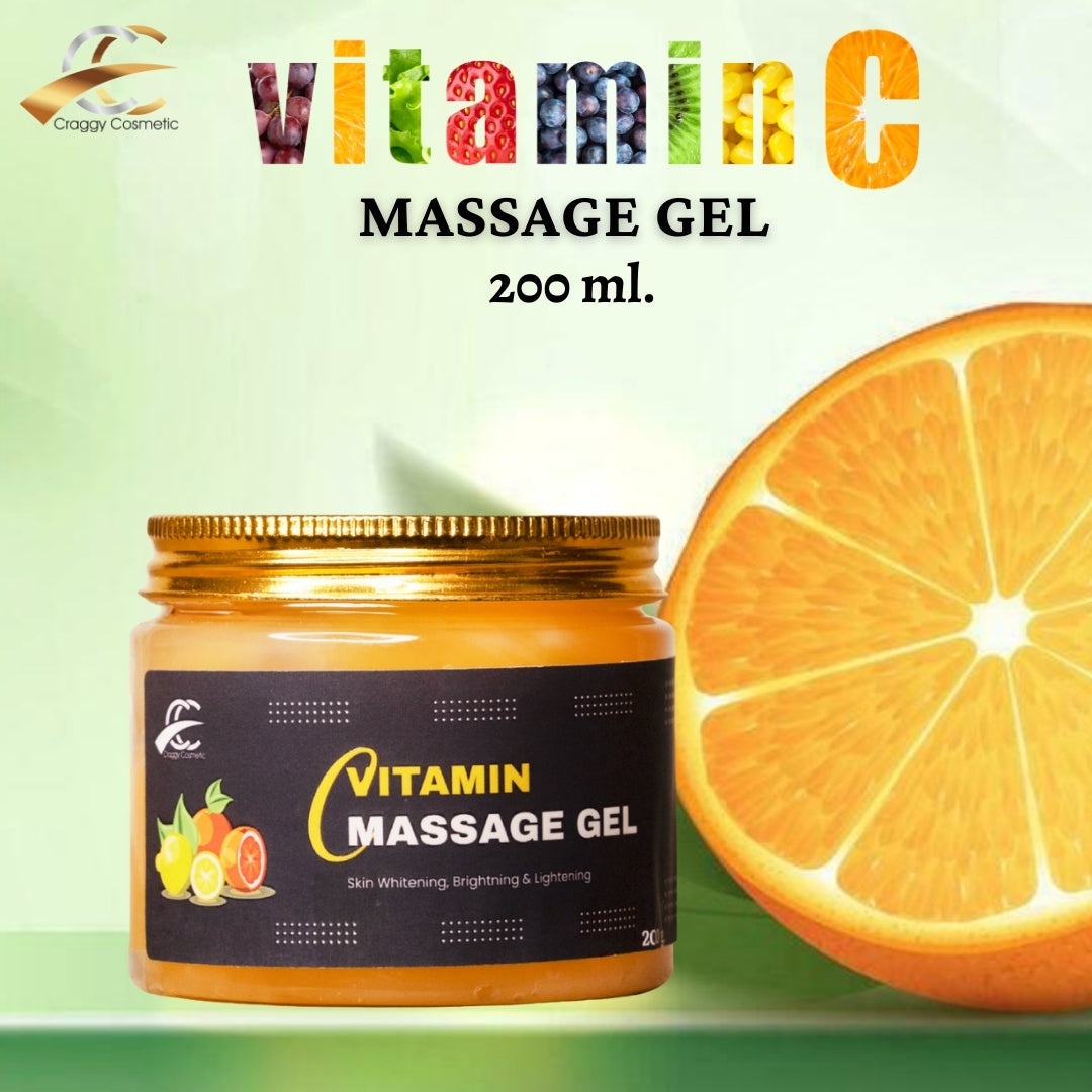 Craggy Vitamin C Massage Gel: Refresh, Rejuvenate &amp; Glow Naturally