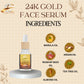 24 k Gold Flakes Face Serum  (15 ml)