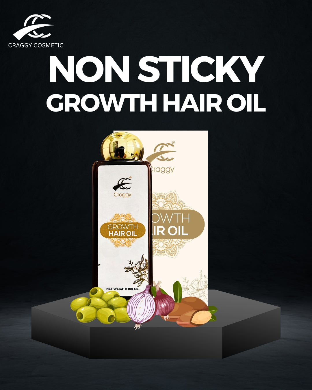Growth hair oil