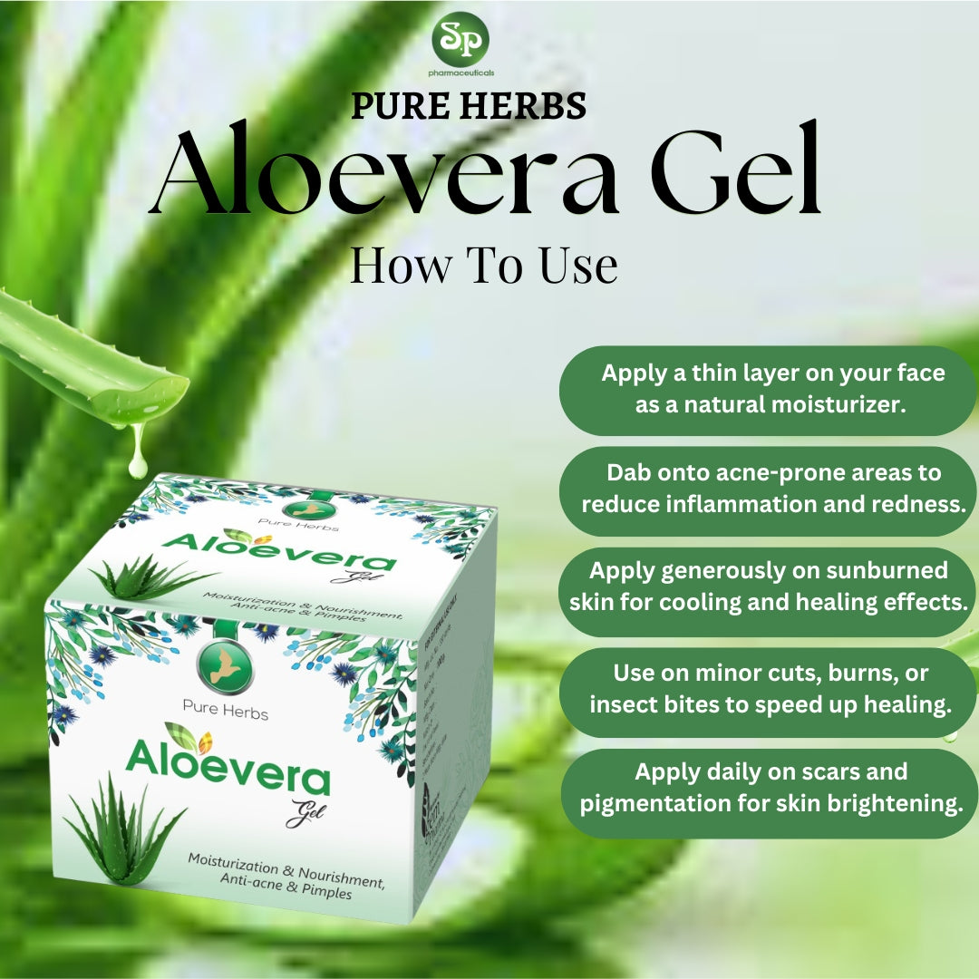 Pure Herb Aloevera Gel (Pack of 2)