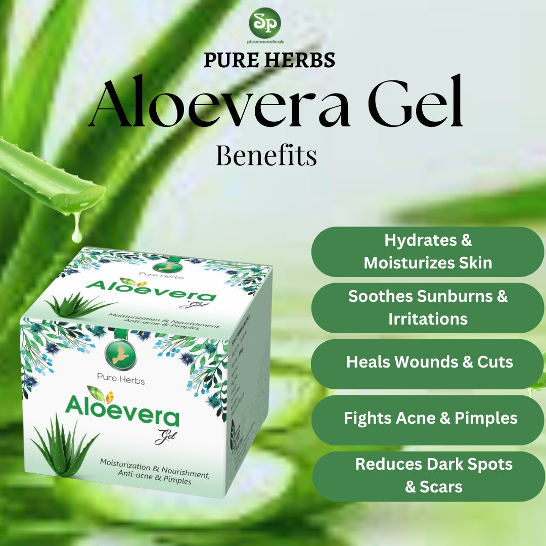 Pure Herb Aloevera Gel (Pack of 2)