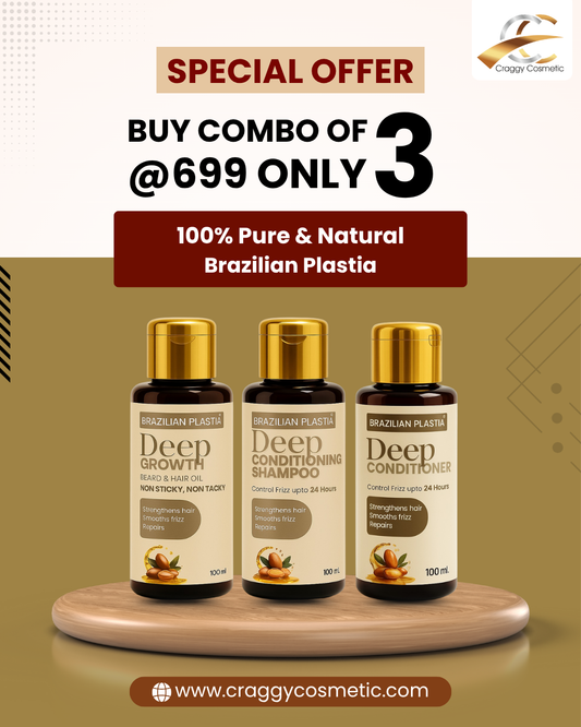 Brazilian Plastia Deep Care Hair & Beard Combo