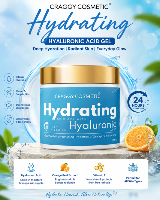 Hyaluronic Moisture Gel with Hyaluronic Acid, Orange Peel & Vitamin E
