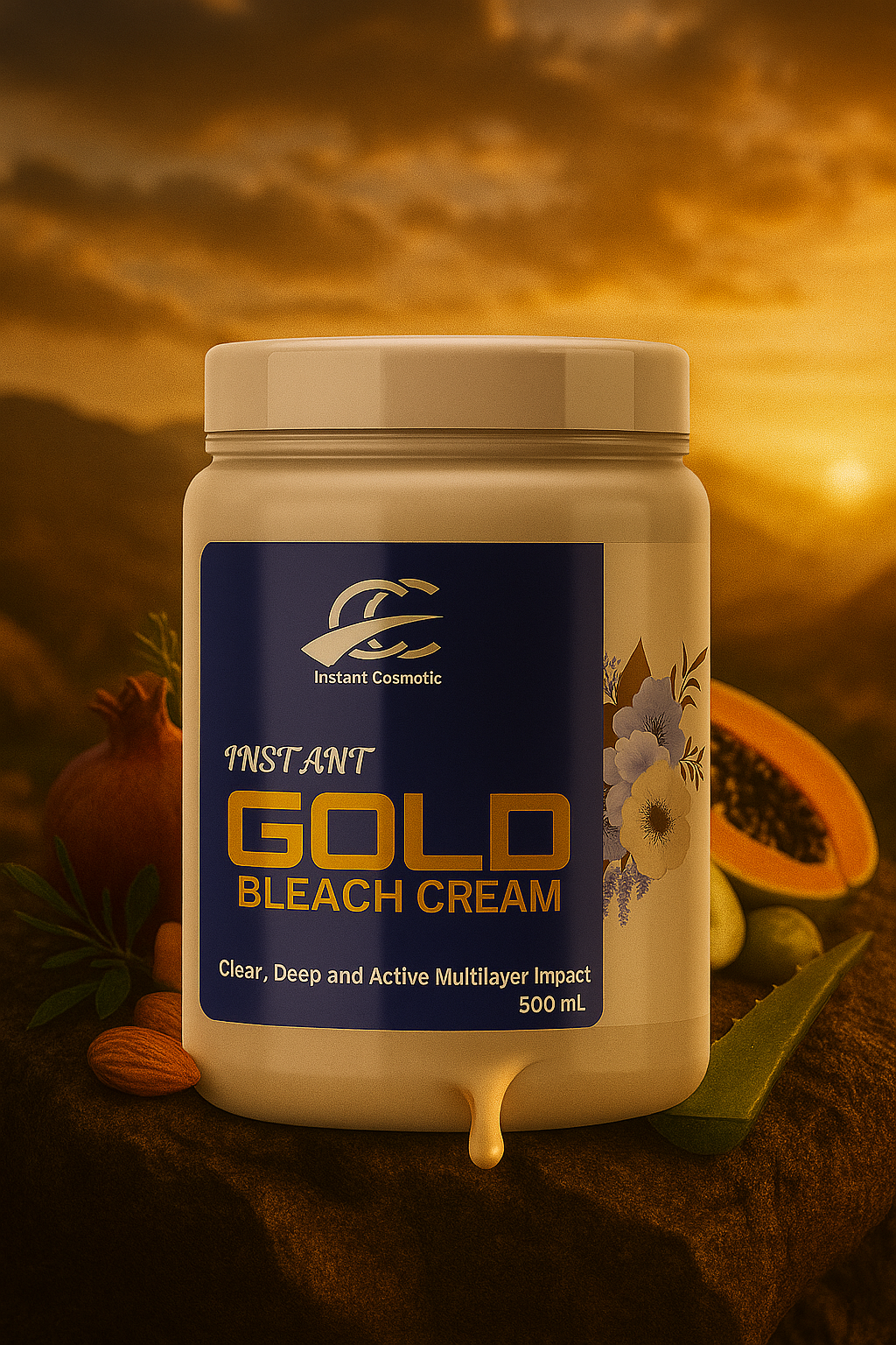 Craggy Instant Gold Bleach Cream (500 ml.)