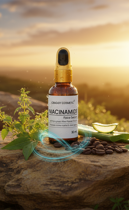 Craggy Cosmetic Niacinamide Face Serum – Brightening & Acne Mark Removal