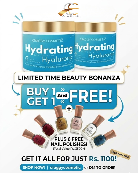 Hyaluronic Moisture Gel with Hyaluronic Acid, Orange Peel & Vitamin E